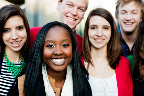 Group of Smiling People Group of Smiling People